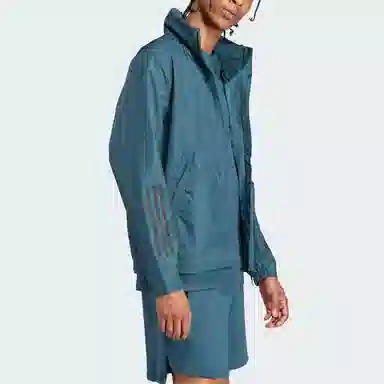 adidas Bsc 3-Stripes Rain.Rdy Jacket Logo