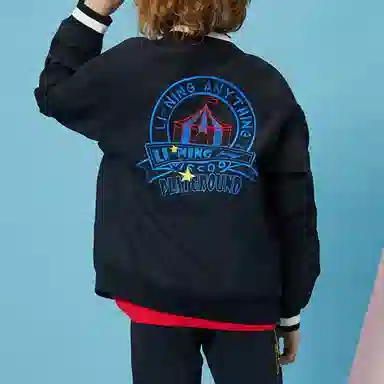 李宁儿童 无领长袖夹克 儿童款