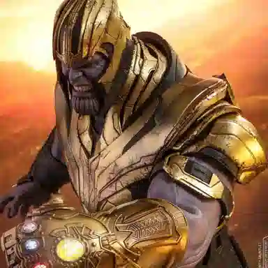 Hot Toys Thanos Avengers 4 Gold Armor 3.0