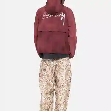 Stussy Beach Shell Fur Print Jacket