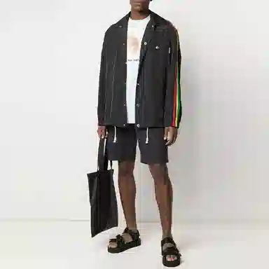 Palm Angels SS21 Logo Jacket Black