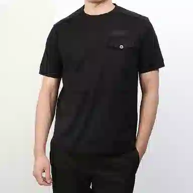 Prada Logo Pocket T-Shirt Black