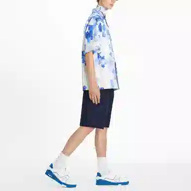 Louis Vuitton SS21 Blue Short Sleeve Shirt