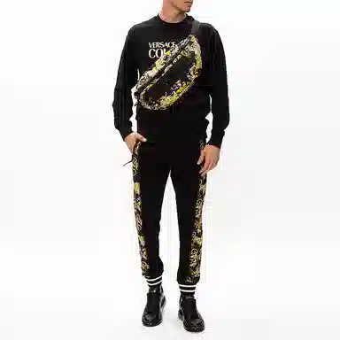 Versace Jeans Couture Logo Sweatshirt Black