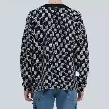 WE11DONE V-Neck Sweater White