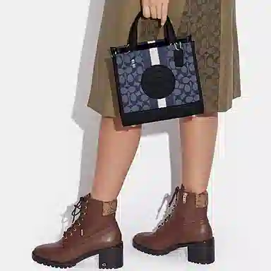COACH Dempsey 22 Logo Tote