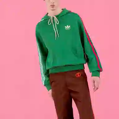 Gucci x adidas Originals SS22 Hoodie Green