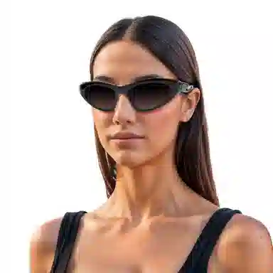 Balenciaga Cat Eye Logo Sunglasses