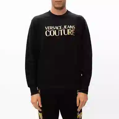 Versace Jeans Couture Logo Sweatshirt Black