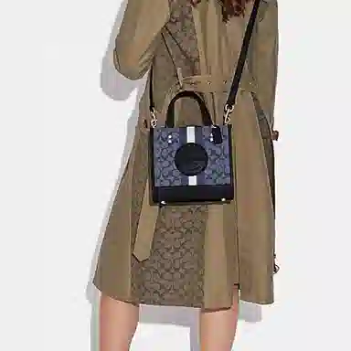 COACH Dempsey 22 Logo Tote