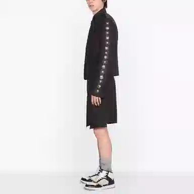 DIOR SS22 Satin Cargo Shorts Black