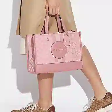 COACH Dempsey 30 Logo Tote