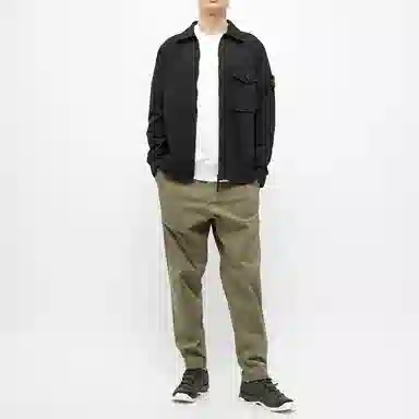 Stone Island Garment Dyed Crew Sweat Bright White