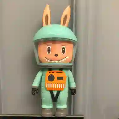 POP MART LABUBU Astronaut Mint Green 15cm