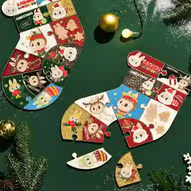 POP MART LABUBU Christmas Fridge Magnet Blind Box