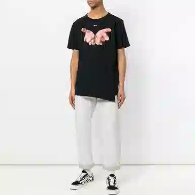 OFF-WHITE Magic Hand Short Sleeve Tee Black