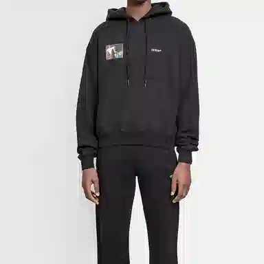 OFF-WHITE FW20 Caravaggio Hoodie Black