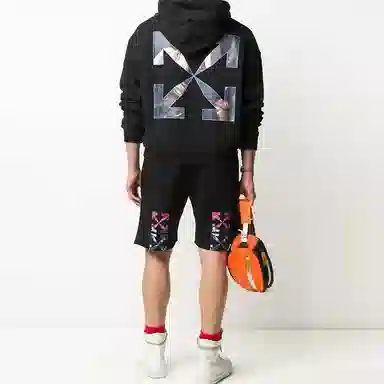 OFF-WHITE FW20 Caravaggio Hoodie Black