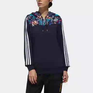 adidas neo Pullover Hoodie Deep Blue