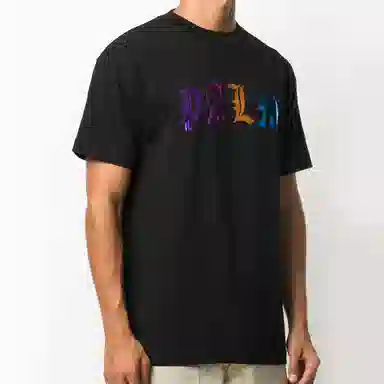 Palm Angels Gothic Logo T-Shirt Black