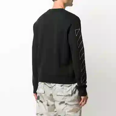 Off-White Logo Pullover Black