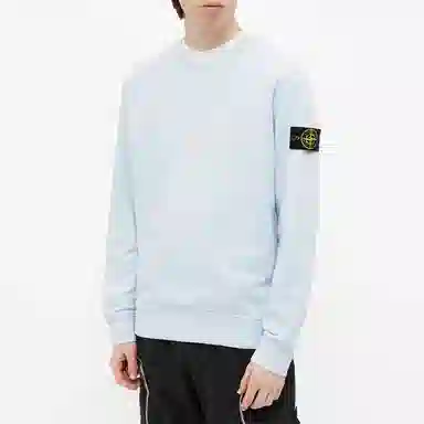 STONE ISLAND Garment Dyed Crew Sweat