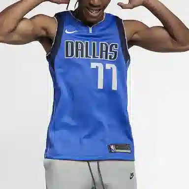 Nike NBA Jersey Luka Doncic Mavericks 77 Blue