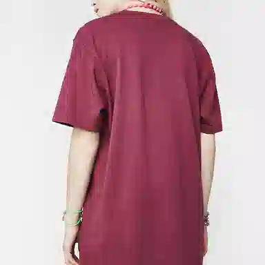 RIPNDIP Classic Pocket Tee Burgundy