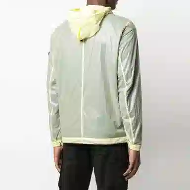 Stone Island SS21 Logo Windbreaker Yellow