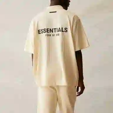 Fear of God Essentials SS21 Short Sleeve Polo Buttercream/Cream