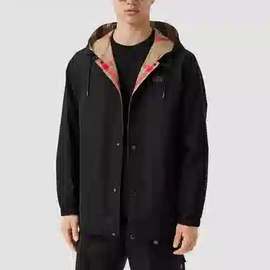 Burberry Classic Check Hooded Jacket Beige