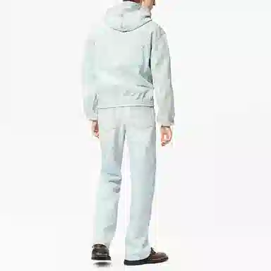 LOUIS VUITTON x NBA Classic Zip Hoodie Denim Jacket