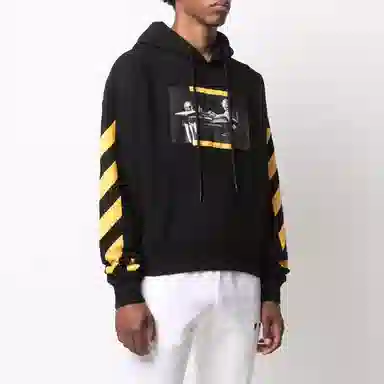 OFF-WHITE FW21 Hoodie Black
