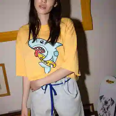 Drew House Figment Ss Tee Tangerine T