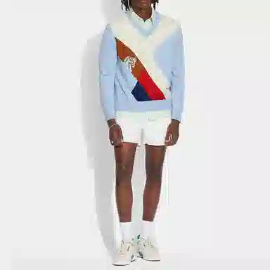 COACH Sweater Light Blue