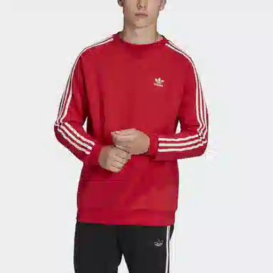 adidas originals 3 Stripe Crewneck Sweatshirt