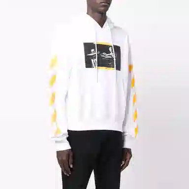 OFF-WHITE FW21 Caravaggio Print Hoodie