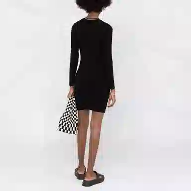 Alexander Wang FW21 Logo Jacquard Dress