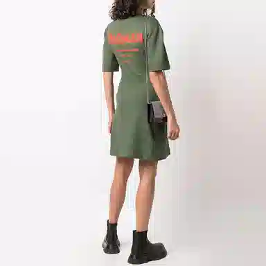 Alexander McQueen FW21 Green Dress