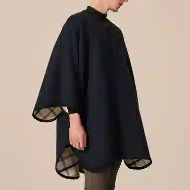 Hermes Reversible Check Cape