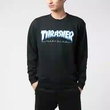 Thrasher Hometown Ice Crew Black