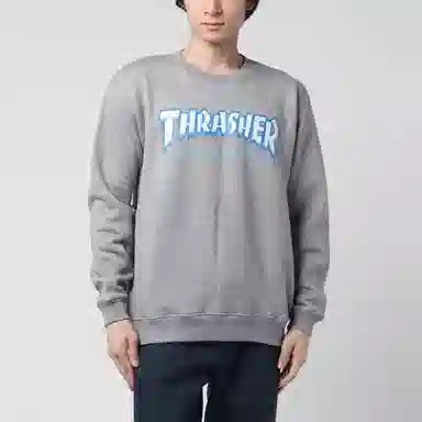 Thrasher Hometown Ice Crew Grey