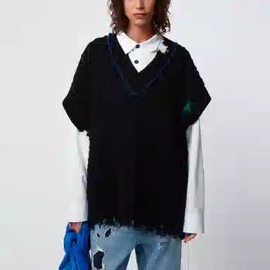 ADER ERROR x ZARA FW21 Wool Vest Black