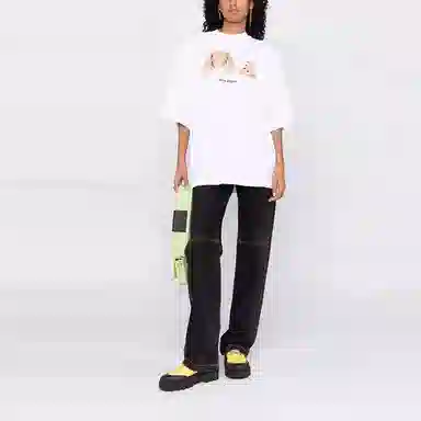 Palm Angels Teddy Bear T-Shirt White