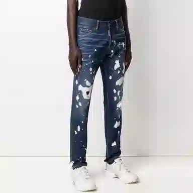 DSQUARED2 FW21 Straight Jeans Blue