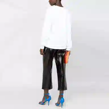 Balmain SS22 Logo Crewneck Sweatshirt White