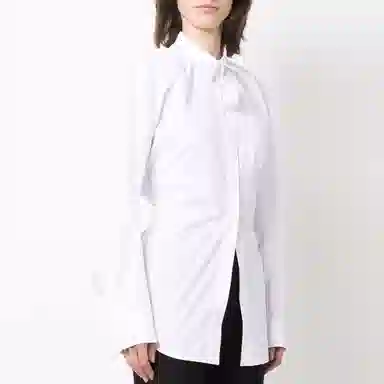 Alexander Wang SS22 White Long Sleeve Shirt