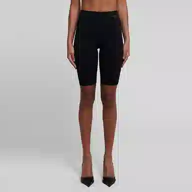 PRADA SS22 High Waist Shorts Black