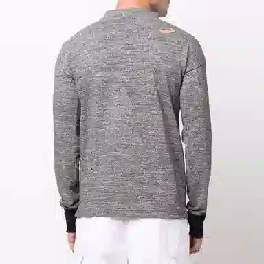 Maison Margiela SS22 Animal Pattern Turtleneck Sweater Gray