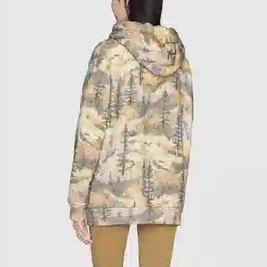 Gucci x The North Face Forest Print Hoodie